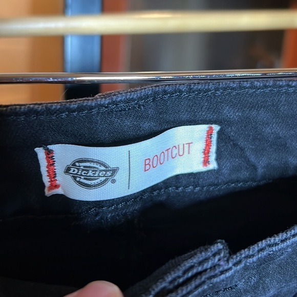 Dickies Black Bootcut Jeans Size 8 - Picture 7 of 9